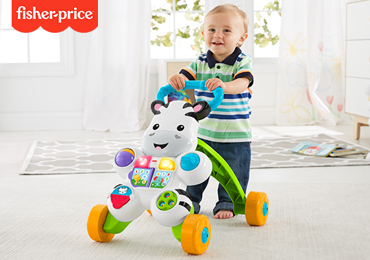Fisher-Price Learn with Me Zebra Baby Walker