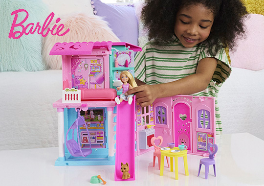Barbie Family and Friends Playset Chelseas Pop-Up House