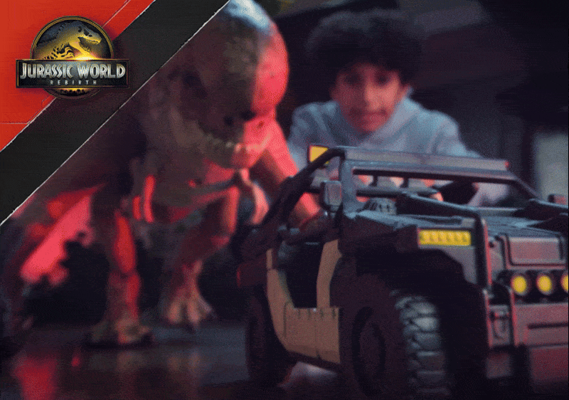 Jurassic World Rebirth Remote Control Track 'n Chomp Dinosaur Distortus Rex