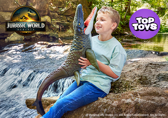 Jurassic World Rebirth Super Colossal Dinosaur Action Figure Mosasaurus