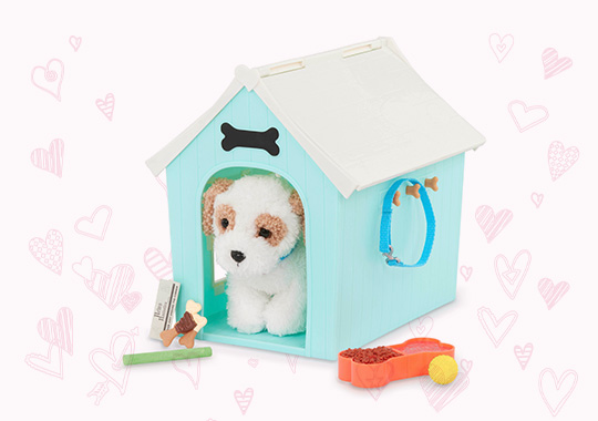 Our Generation Deluxe Dog House Playset