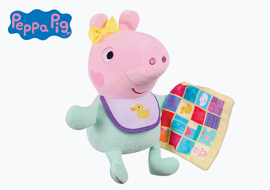 Peppa Pig Baby Evie with Blanket Plush