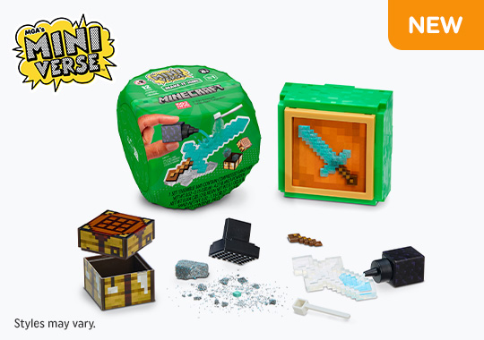 MGAs Miniverse Make It Mini Minecraft Collectible Assortment