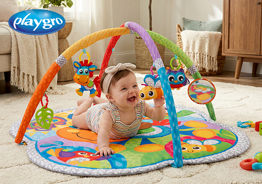 Playgro Clip Clop Musical Activity Baby Gym