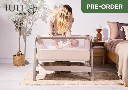 Tutti Bambini CoZee Lite Bedside Crib Latte