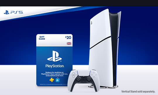 PlayStation 5 Digital Console (Slim) & £20 Wallet Top-Up