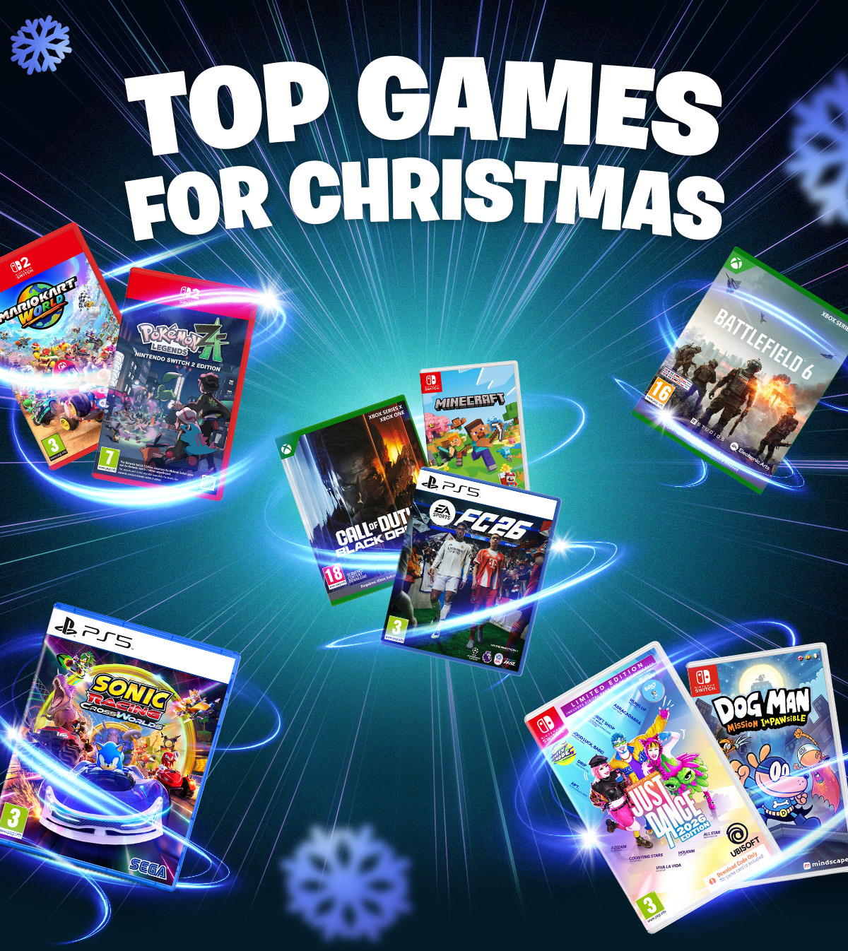Top Games for Christmas