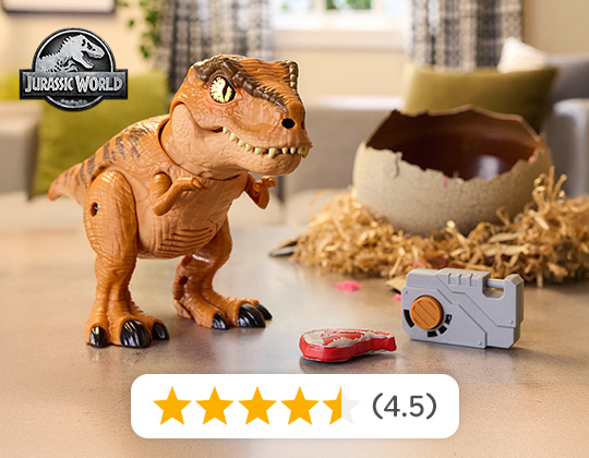 Jurassic World Primal Hatch Interactive Hatching T.Rex Tyrannosaurus Dino Egg