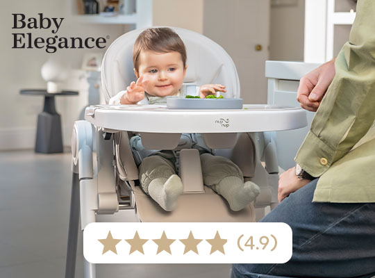 Baby Elegance Nup Nup High Chair Warm Grey