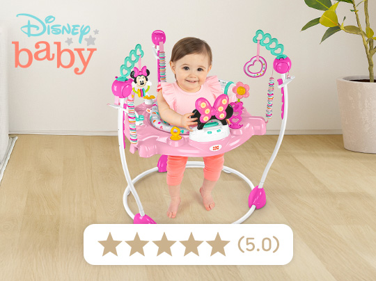 Bright Starts Disney Minnie Mouse Forever Besties Baby Jumper