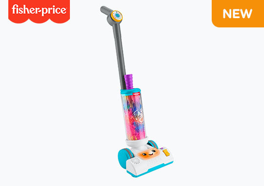 Fisher-Price Laugh & Learn 2-in-1 Vacuum Set
