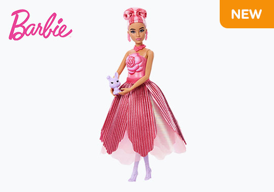 Barbie Petal Pop Reveal Dolls Red Rose / Pink Tulip