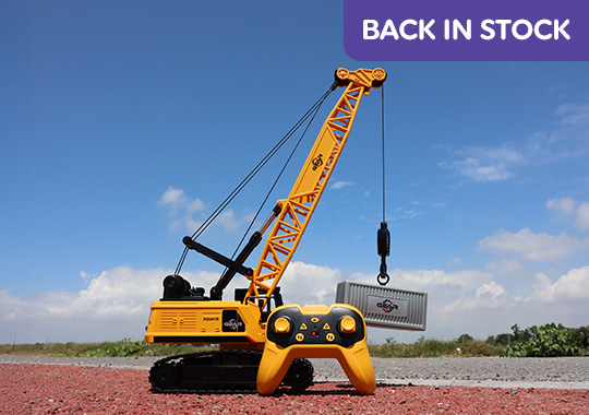 Radio Control Crawler Crane with Sounds and Lights