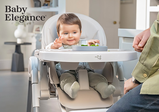 Baby Elegance Nup Nup High Chair Warm Grey