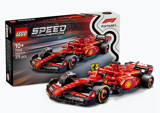 LEGO Speed Champions 77242 Ferrari SF-24 F1 Race Car Set
