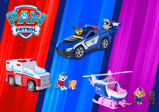 PAW Patrol Search & Rescue Vehicles