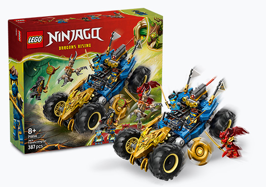 LEGO NINJAGO 71856 Jay's Transforming Car Set