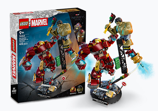 LEGO Marvel 76343 Epic Battle: Hulkbuster vs. The Hulk Set