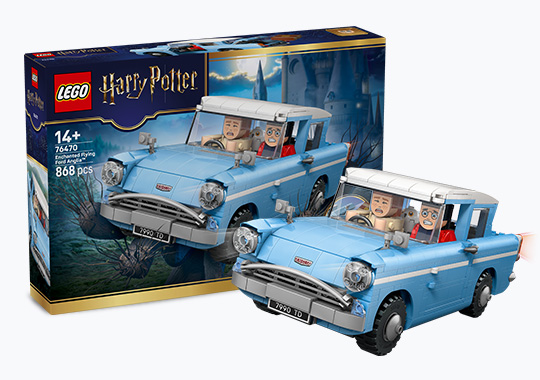 LEGO Harry Potter 76470 Enchanted Flying Ford Anglia Set
