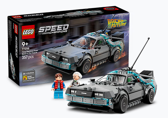 LEGO Speed Champions 77256 Time Machine from Back to the Future Set