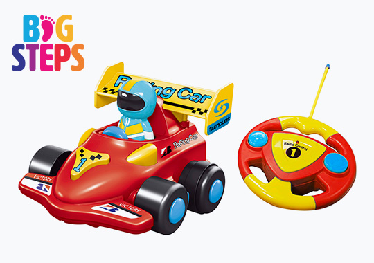 Big Steps Remote Control Car with Lights and Sounds