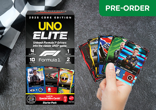 UNO Elite Card Game Formula 1 Starter Pack