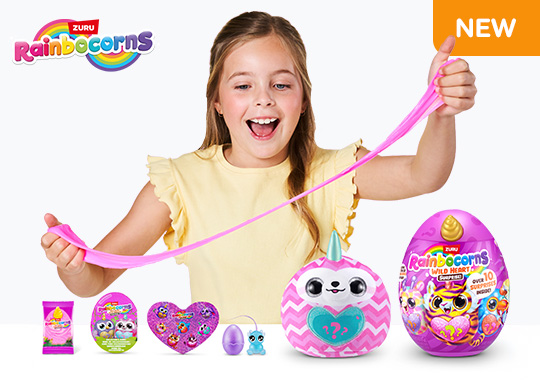 Rainbocorns by ZURU Wild Heart Surprise Plush Egg Jungle Assortment