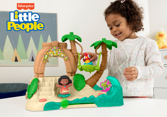 Fisher-Price Little People Disney Princess Playset Moana Adventure Village