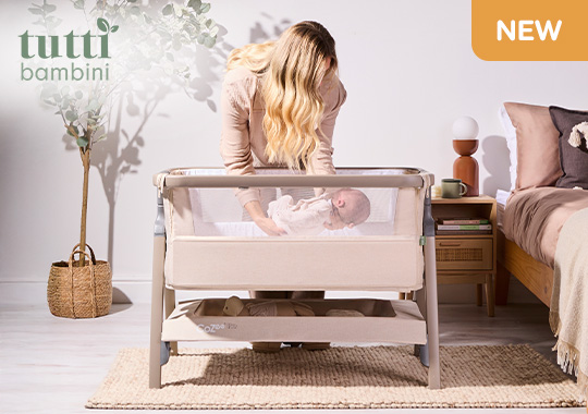 Tutti Bambini CoZee Lite Bedside Crib Latte