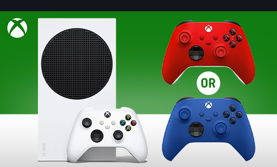 Xbox Series S 512GB Console (with White Controller) & Extra Wireless Controller Bundle