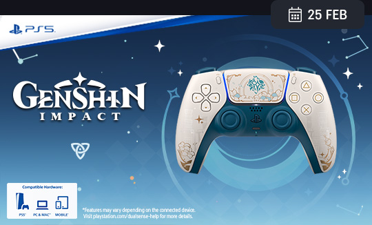 PlayStation 5 Genshin Impact Limited Edition Dualsense Wireless Controller