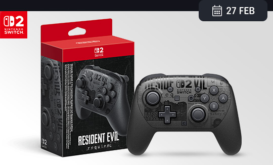Nintendo Switch 2 Pro Controller Resident Evil Requiem Edition