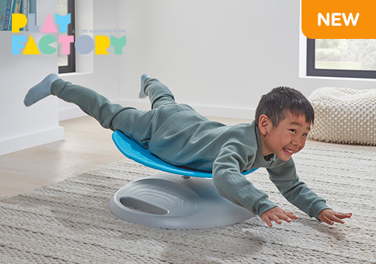 Play Factory Sensory Spinning Chair Blue