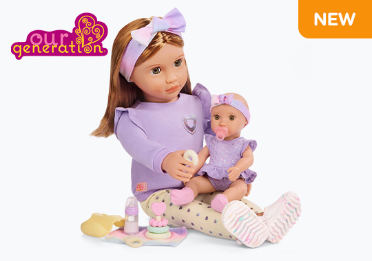 Our Generation Doll Sister Tory & Baby Riley