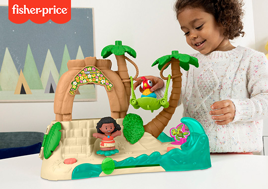 Fisher-Price Little People Disney Princess Playset Moana Adventure Village