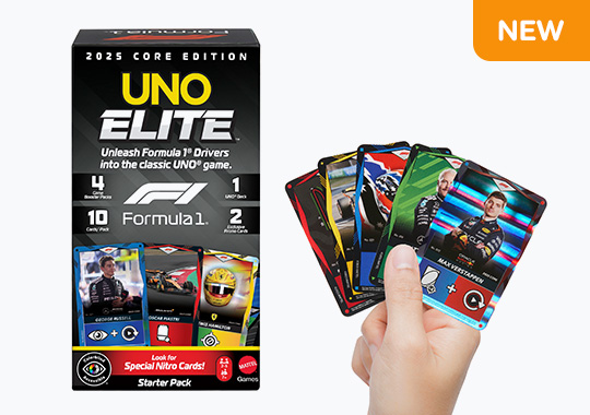UNO Elite Card Game Formula 1 Starter Pack