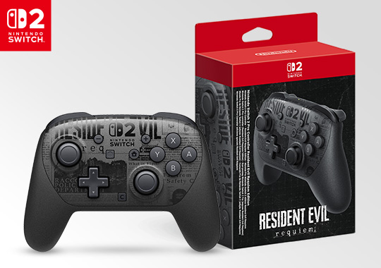 Nintendo Switch 2 Pro Controller Resident Evil Requiem Edition