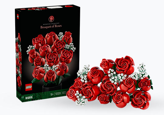 LEGO Botanical Collection 10328 Bouquet of Roses Set for Adults