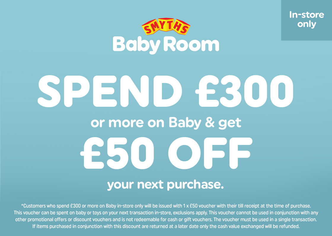 Baby Room In-Store Only Money Off Promotion