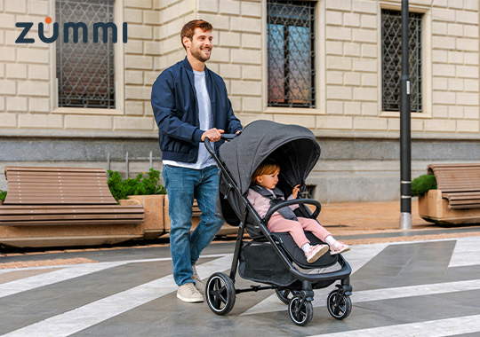 Zummi Zip Stroller Grey