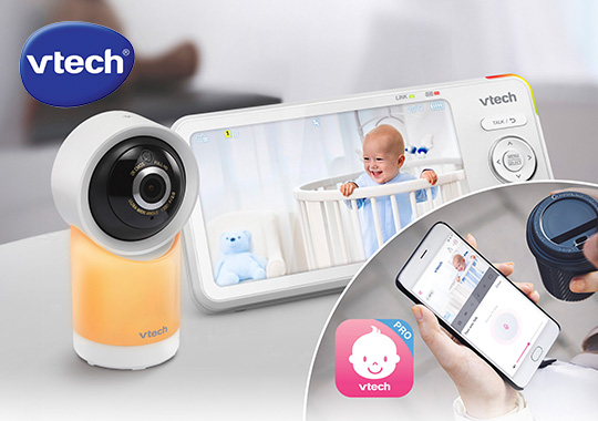 VTech RM5766HD Smart Wi-Fi Video Baby Monitor with 5 Inch Screen
