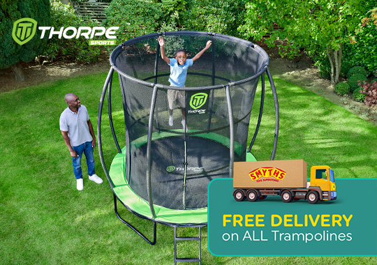 8ft Thorpe Trampoline with Enclosure Net