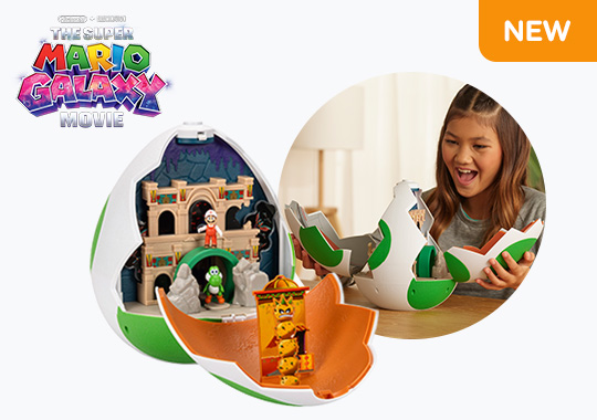 Nintendo The Super Mario Galaxy Movie Yoshi Egg Playset