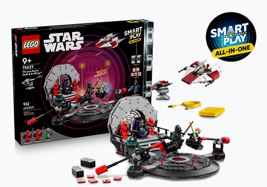 LEGO Star Wars 75427 SMART Play: Throne Room Duel & A-Wing Set