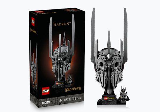 LEGO Icons 11373 The Lord of the Rings: Sauron's Helmet Set for Adults