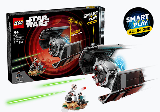 LEGO Star Wars 75421 SMART Play: Darth Vader's TIE Fighter Set
