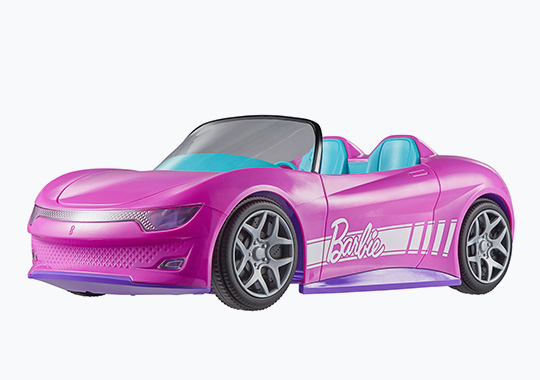 Hot Wheels Barbie Remote Control Convertible Car