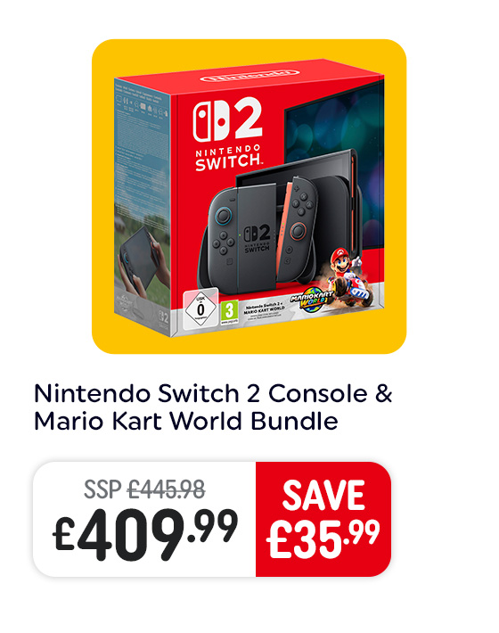 Nintendo Switch 2 Console & Mario Kart World Bundle