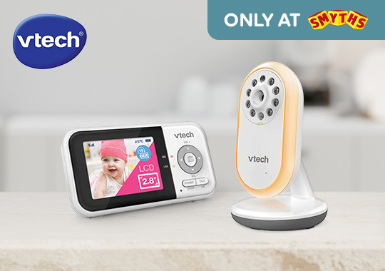 VTech VM3258 Night Light Video Baby Monitor with 2.8 Inch Screen