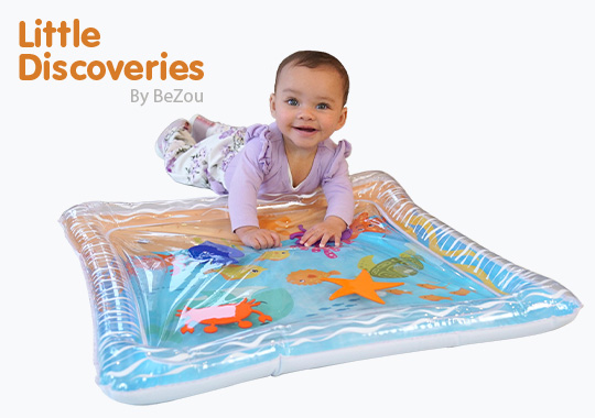 Little Discoveries by BeZou Baby Tummy Time Water Mat